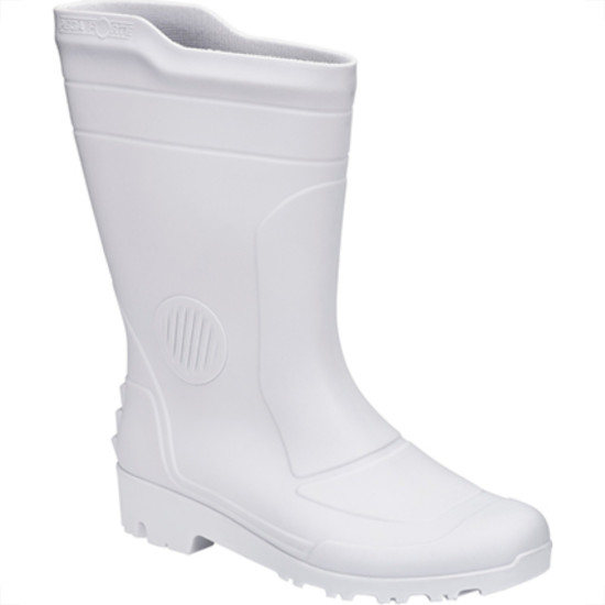 Bota Galocha Pega Forte Branco Cano Medio N.34/35 Bota Galocha Pega Forte Branco Cano Medio N.34/35