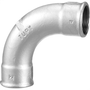 Tupy Curva Femea Ferro Galvanizado Tam.G2''