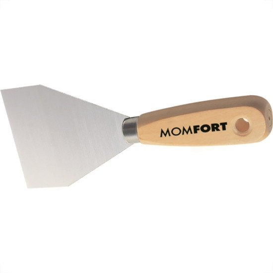 Espatula Parede Momfort Laminada 04 Cabo Madeira 401004 Espatula Parede Momfort Laminada 04 Cabo Madeira 401004