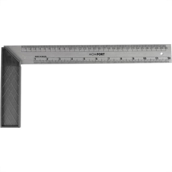 Esquadro Cabo Pvc Momfort 14'' 35Cm 616014 Esquadro Cabo Pvc Momfort 14'' 35Cm 616014