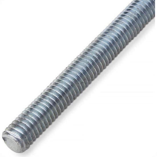 Barra Roscada Zincada Metrica M8X1Metro Ma/1,25 1110 - Kit C/10 Barra Roscada Zincada Metrica M8X1Metro Ma/1,25 1110 - Kit C/10