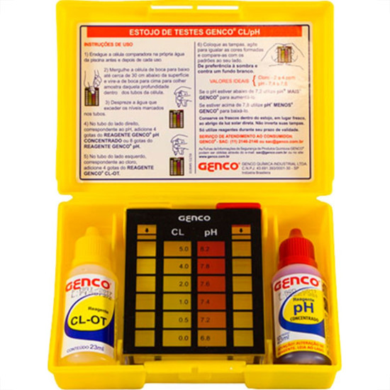 Catalogo Genco Estojo Analise Teste Cl/Ph