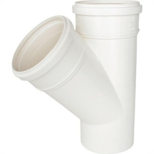 Juncao Esgoto Plastilit 50 X 50 Branco - Kit C/10 Unidades