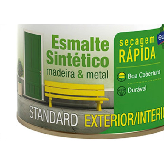 Tinta Esmalte. 1/4 (900ml) Sintetico Eucalar Branco