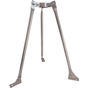 Kit C/4 - Para-Raio Contravento Com Tubo Mastro 2'' Dr-071