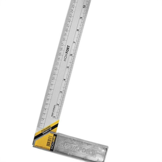 Esquadro Cabo Aluminio Momfort 14'' 35Cm 626014 Esquadro Cabo Aluminio Momfort 14'' 35Cm 626014