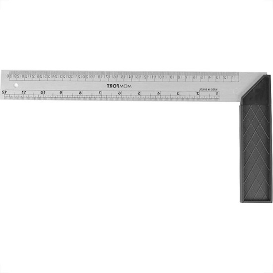 Esquadro Cabo Pvc Momfort 10'' 25Cm 616010 Esquadro Cabo Pvc Momfort 10'' 25Cm 616010