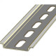 Suporte Disjuntor Din Trilho Perfurado 10Cm Bicromatizado Baixo T2871 Suporte Disjuntor Din Trilho Perfurado 10Cm Bicromatizado Baixo T2871