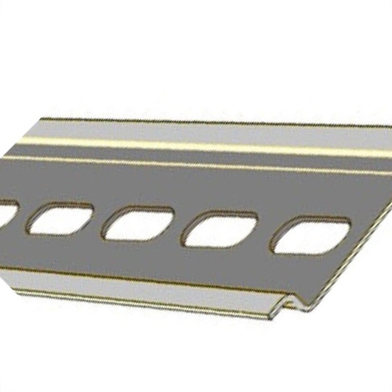 Suporte Disjuntor Din Trilho Perfurado 10Cm Bicromatizado Baixo T2871 Suporte Disjuntor Din Trilho Perfurado 10Cm Bicromatizado Baixo T2871