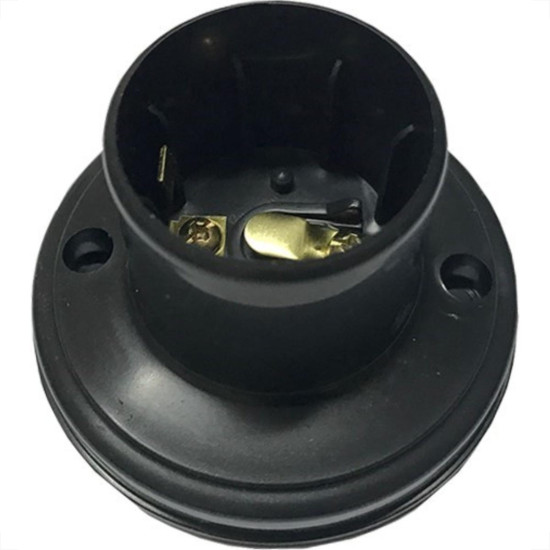 Soquete Teste De Lampada Voltec Preto Com Borne V420.0 - Kit C/25 Soquete Teste De Lampada Voltec Preto Com Borne V420.0 - Kit C/25