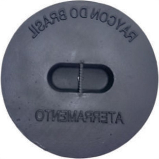 Tampa De Ferro Fundido P/Caixa De Pvc P/Para Raio Dr102F Tampa De Ferro Fundido P/Caixa De Pvc P/Para Raio Dr102F