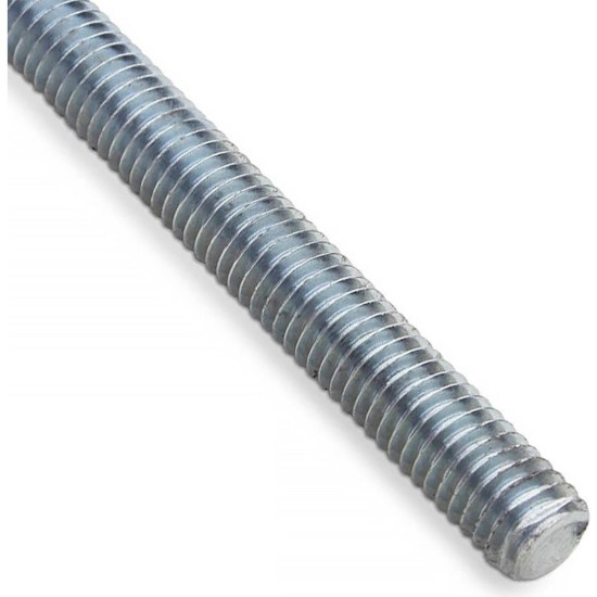 Barra Roscada Zincada Metrica M8X1Metro Ma/1,25 1110 - Kit C/10 Barra Roscada Zincada Metrica M8X1Metro Ma/1,25 1110 - Kit C/10