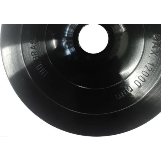 Disco Borracha Profif Para Lixadeira 4.1/2'' Furo 14 Disco Borracha Profif Para Lixadeira 4.1/2'' Furo 14