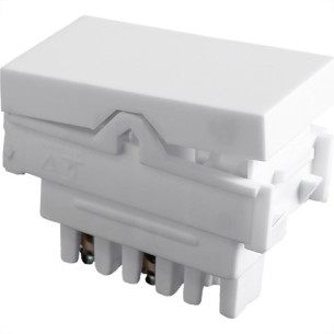 Kit C/2 - Modulo Ilumi Vivaz 1 Simples 10A. Branco - 7517