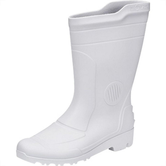 Bota Galocha Pega Forte Branca 324 No.36 Com Meia Bota Galocha Pega Forte Branca 324 No.36 Com Meia