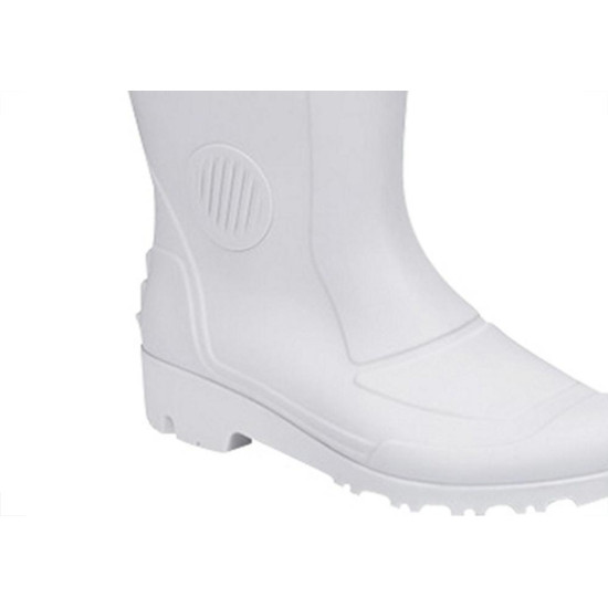 Bota Galocha Pega Forte Branca 324 No.36 Com Meia Bota Galocha Pega Forte Branca 324 No.36 Com Meia
