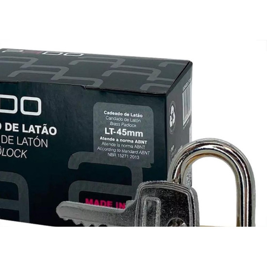 Cadeado Pado 45Mm - Kit C/5 Pecas