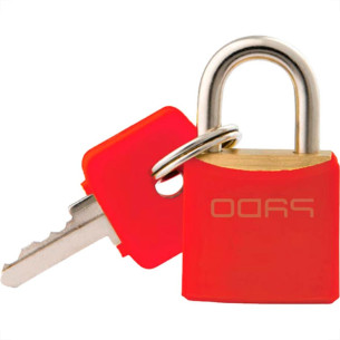 Cadeado Pado Color 25 Vermelho