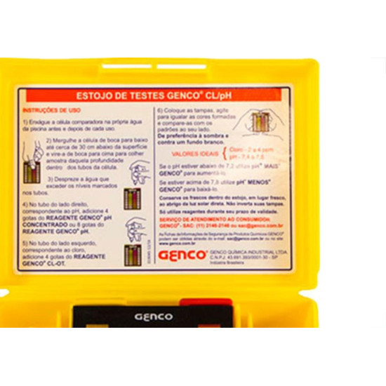 Catalogo Genco Estojo Analise Teste Cl/Ph