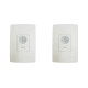 Kit C/2 - Sensor Qualitronix Parede Embutir Foto 180° Com... Kit C/2 - Sensor Qualitronix Parede Embutir Foto 180° Com...